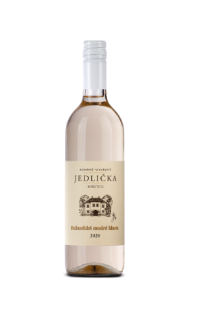 Lahev vína Rulandské modré klaret 2020, pozdní sběr (suché)