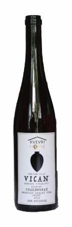 Lahev vína Chardonnay - kvevri 2016, zemské víno (suché)