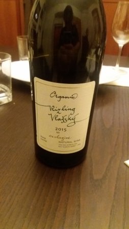 Lahev vína Ryzlink vlašský 2015, jakostní víno (suché)