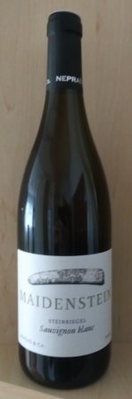 Lahev vína Sauvignon Blanc (Maidenstein) 2016, kabinetní víno (suché)