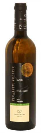 Lahev vína Saphira 2016, výběr z hroznů (polosladké)