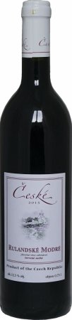 Lahev vína Rulandské modré 2015, jakostní víno (suché)
