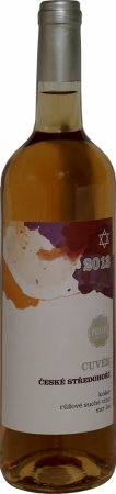 Lahev vína Cuvée České středohoří rosé košer 2013, zemské víno (suché)