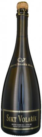 Lahev vína Sekt Volařík 2013, pěstitelský sekt (suché)