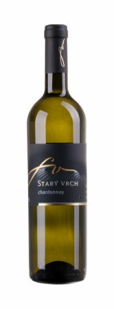 Lahev vína Chardonnay 2015, pozdní sběr (polosuché)