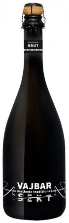 Lahev vína SEKT VAJBAR BRUT 2013, jakostní šumivé víno