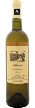 Lahev vína Hibernal 2013, zemské víno (suché)