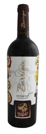 Lahev vína Alibernet 2012, pozdní sběr (suché)