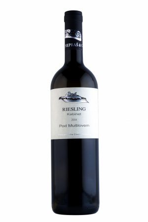 Lahev vína Riesling 2014, kabinetní víno (suché)