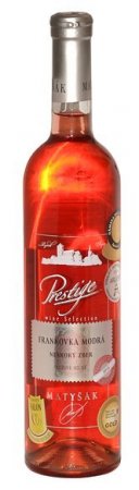 Lahev vína Frankovka modrá rosé 2014, pozdní sběr (suché)