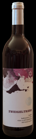 Lahev vína Zweigeltrebe košer 2011, kabinetní víno (suché)