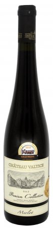 Lahev vína Merlot 2012, výběr z hroznů (suché)