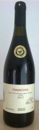 Lahev vína Frankovka 2011, výběr z hroznů (suché)