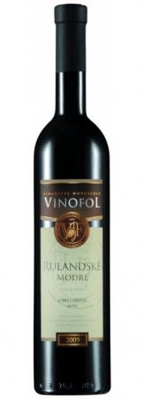 Lahev vína Rulandské modré 2009, výběr z hroznů (suché)