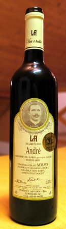 Lahev vína André 2013, pozdní sběr (suché)