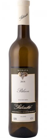 Lahev vína Pálava 2014, pozdní sběr (sladké)