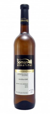 Lahev vína Neuburské 2014, jakostní víno (suché)