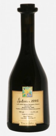 Lahev vína Šatava 2008, jakostní likérové víno (sladké)