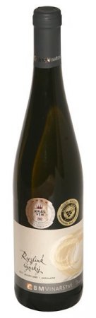 Lahev vína Ryzlink rýnský 2011, pozdní sběr (polosuché)
