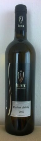 Lahev vína Ryzlink vlašský 2012, jakostní víno (suché)