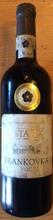 Lahev vína Frankovka 2011, voc (suché)