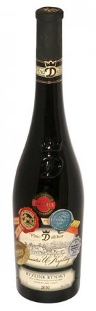 Lahev vína Ryzlink rýnský (Dalibor) 2010, pozdní sběr (sladké)