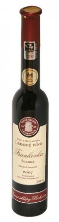 Lahev vína Frankovka 2007, ledové víno (sladké)