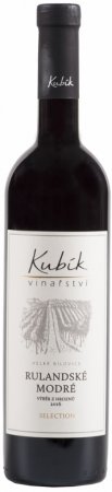 Lahev vína Rulandské modré 2011, výběr z hroznů (suché)