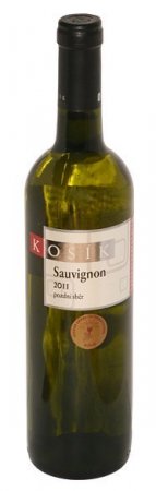 Lahev vína Sauvignon 2011, pozdní sběr (polosuché)