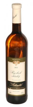 Lahev vína Ryzlink vlašský 2011, pozdní sběr (polosladké)