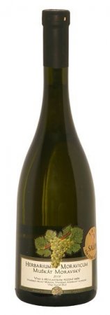 Lahev vína Muškát moravský (Herbarium Moravicum) 2009, pozdní sběr (suché)