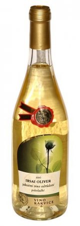 Lahev vína Irsai Oliver 2010, jakostní víno (polosladké)
