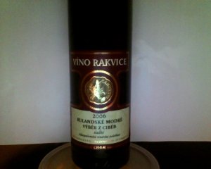 Lahev vína Rulandské modré 2006, výběr z cibéb (sladké)
