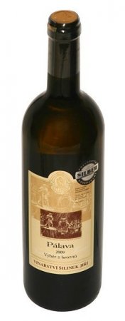 Lahev vína Pálava 2009, výběr z hroznů (polosladké)