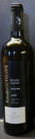Lahev vína Ryzlink vlašský 2009, pozdní sběr (suché)