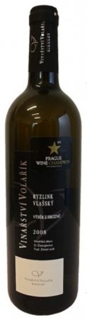Lahev vína Ryzlink vlašský 2009, výběr z hroznů (sladké)