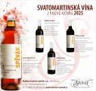 Svatomartinské Svatovavřinecké rosé 2025, moravské zemské víno