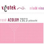 Acolon rosé 2023, moravské zemské víno