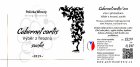 cabernet cortis 2019, výběr z hroznů