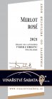 Merlot rosé 2021, výběr z hroznů