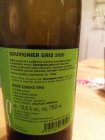Souvignier gris 2020, zemské víno
