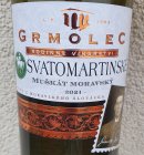 Svatomartinské Muškát moravský 2021, zemské víno