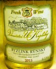 Ryzlink rýnský (Fresh) 2013, kabinetní víno