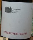 Zweigeltrebe reserva 2011, zemské víno
